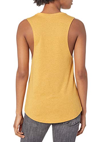 Playeras sin mangas Warner Bros camiseta para mujer dorada S de algodón 2