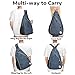 A11N Pickleball Bag, Reversible Crossbody Sling Bag/Backpack for Women Men, Navy