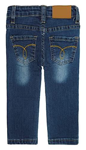 KIDSCOOL SPACE Baby Little Boys Girls Jeans,Ripped Strechy Denim Soft Slim Pants2
