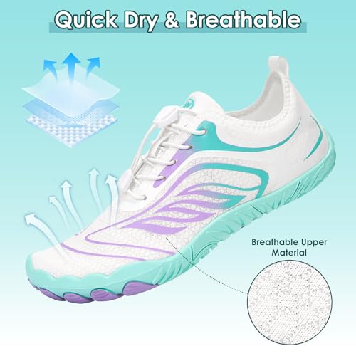 BibHoly Hike Barefoot Shoes: Non-Slip, Breathable, and Perfect for Hiking and Water Sports