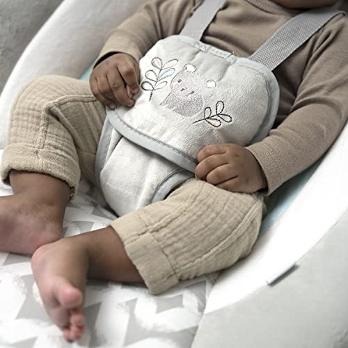 Ingenuity 2-In-1 Simplecomfort Compact Baby Swing & Rocker - Lightweight, Multi-Direction, 6 Speeds, Nature Sounds & Vibrations - Raylan #TOP6