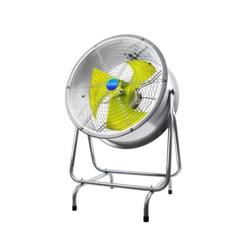 Image of ETUELNOPT Industrial High Velocity Drum Fan, Inrial Post Type Floor Fan 16-24 Inch for Warehouse Construction Site(16 inch)