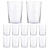 ASGRADO Vasos de sidra Vaso de Vidrio Transparente Resistente al Calor, Centilitros)