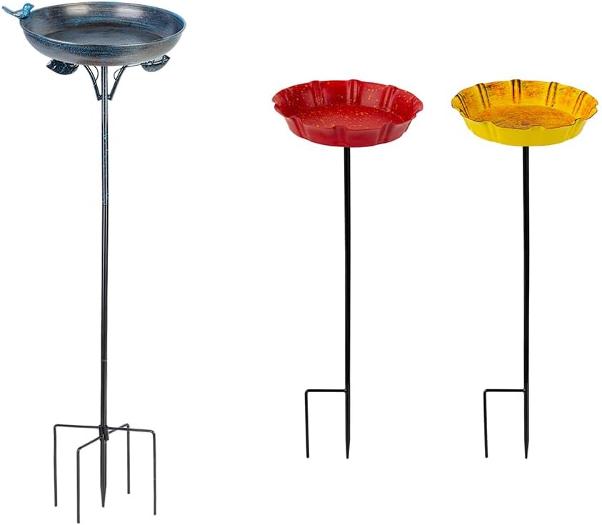 DREAMSOUL Outdoor Garden Bird Bath + 2 PCS Bird Bath