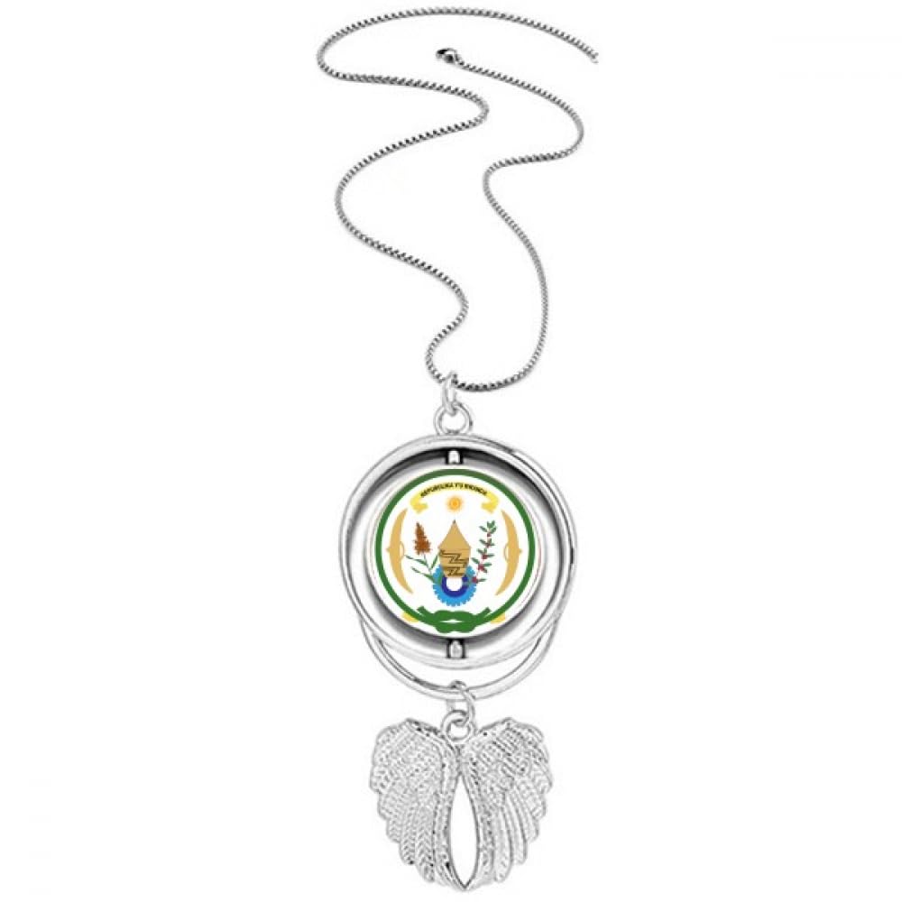 Collier ailes d'ange Rwanda en finition ciselée bijou de créateur - 4