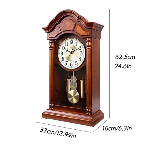 Reloj de madera decorativo retro ideal para regalo de despacho 3