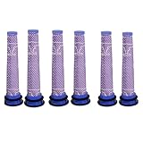 Replaces Washable HEPA Filter Vacuum Cleaner Part,Compatible for Dyson V6 V7 V8 DC58 DC59 DC61 DC62 DC74(6PCS)