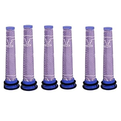 Replaces Washable HEPA Filter Vacuum Cleaner Part,Compatible for Dyson V6 V7 V8 DC58 DC59 DC61 DC62 DC74(6PCS)