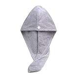 Asciugamano per berretto per capelli Cappello per asciugare i capelli della ragazza Cappello per asciugamano per capelli ad asciugatura rapida Cappello Cappello da bagno Cappuccio per asciugamano sol