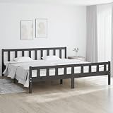 🛒【Strutture Letto】Il legno di pino ha le venature dritte e i nodi conferiscono al materiale il suo caratteristico aspetto rustico.