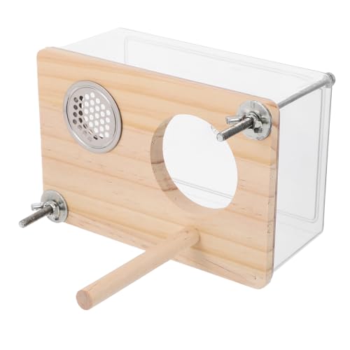 HANABASS 箱 インコ 飼育 箱 セキセイインコ 飼育 巣 鳥 ケージ インコ用 吊り下げ 鳥 ハウス 鳥 用品 インコ 鳥 ハウス 用 中 ケージ インコ 巣 用 ケージ セキセイインコ 巣