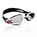 Aqua Sphere Kaiman Exo Lady Swimming Goggles with Clear Lens, White/Black