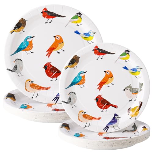 Funnymoom Playful Birds Plates