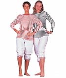 ringelpulli stricken 100% Polyester Party-Discount Sale Ringelpulli Langarm, rot-weiß, Gr. XL