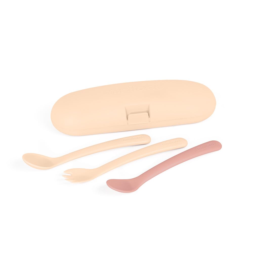 Miniland -Set Di Posate Miniland Valencia Picneat Con Cucchiai Morbido, Cucchiaio E Forchetta Di Grande Capacità Con Punte Arrotondate Realizzato In Spagna Di Alta Qualità - 4