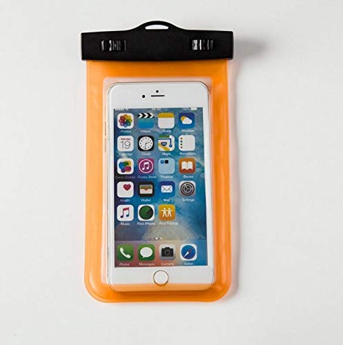Waterproof Phone Case for iPhone 6 6S 7 Plus 5 5S SE (Orange)