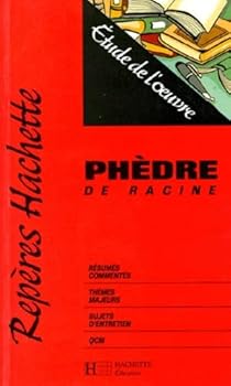 Paperback PHEDRE DE RACINE [French] Book