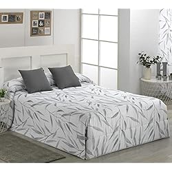 Dhestia Home - Edredón Conforter de Invierno Bambú Gris - Color Gris, Talla Cama 90