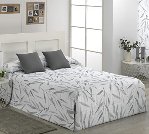 DHESTIA HOME - Edredón Conforter de Invierno Bambú Gris - Color Gris, Talla Cama 135