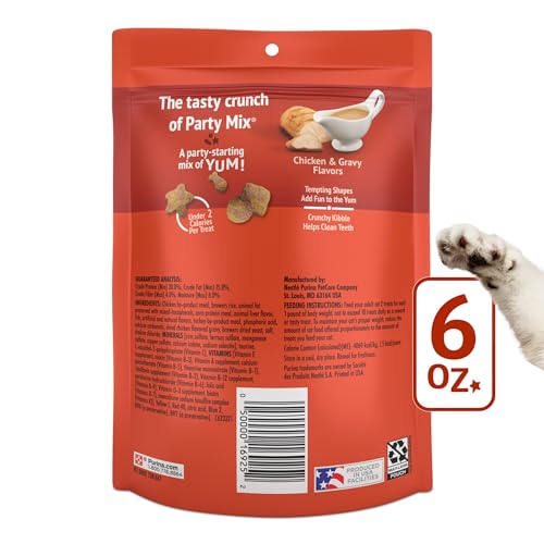 Purina Friskies Party Mix Gravylicious Crunch Cat Treats, (6) 6 oz Pouch - image 7