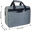 Boczif Projector Case, Portable Storage Travel Case with Laptop Compartment & Adjustable Shoulder Strap for Mini Projector and Accessories
