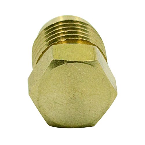 Legines Brass Tube Fitting, Sae 45 Degree Flare Plug, 1/4" Tube Od（Pack Of 2） #TOP4