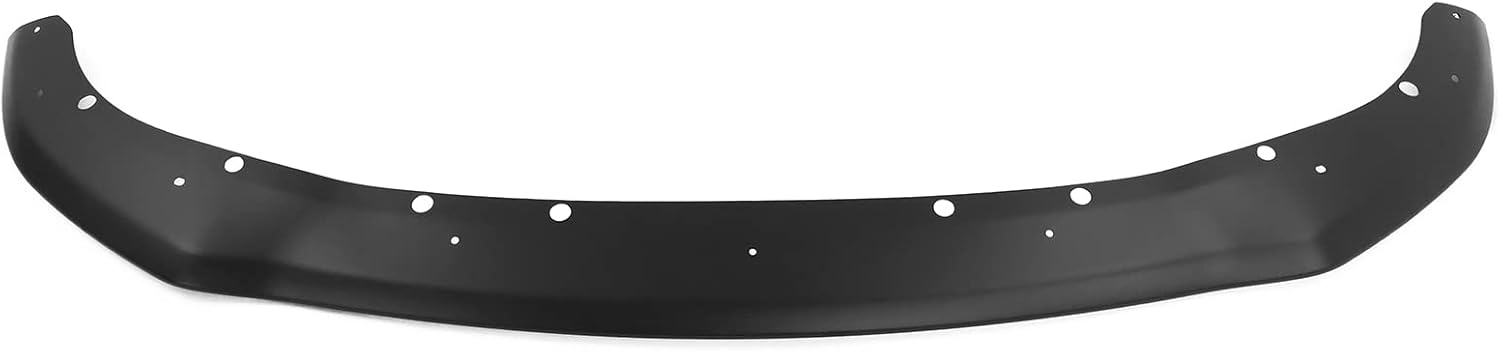 IKON MOTORSPORTS, Front Bumper Lip Protector Compatible with 2015-2023 Dodge Charger Standard Sedan, Matte Black IKON Style PP Air Dam Chin Spoiler Guard Cover, Only Fits IKON Bumper