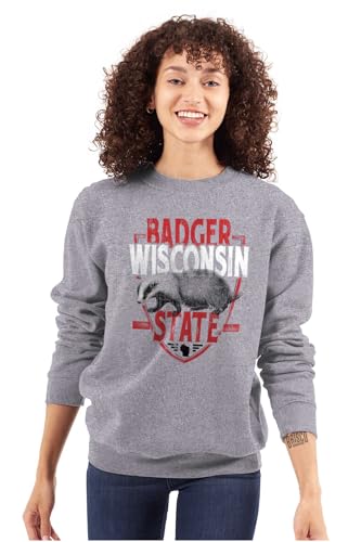 Brisco Brands Wisconsin Wispy Pride Cool Athletic Sweatshirt for Men or Women3