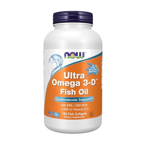 Now Foods Ultra Omega 3-D Fish Oil 180 Fish Softgels