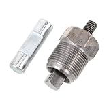 BUGUUYO 2 Piezas Conjunto de Control y Núcleo de Bomba para Gato Hidráulico Horizontal de Aleación de Repuesto Rápidas para Reparación de Vehículos y Construcción