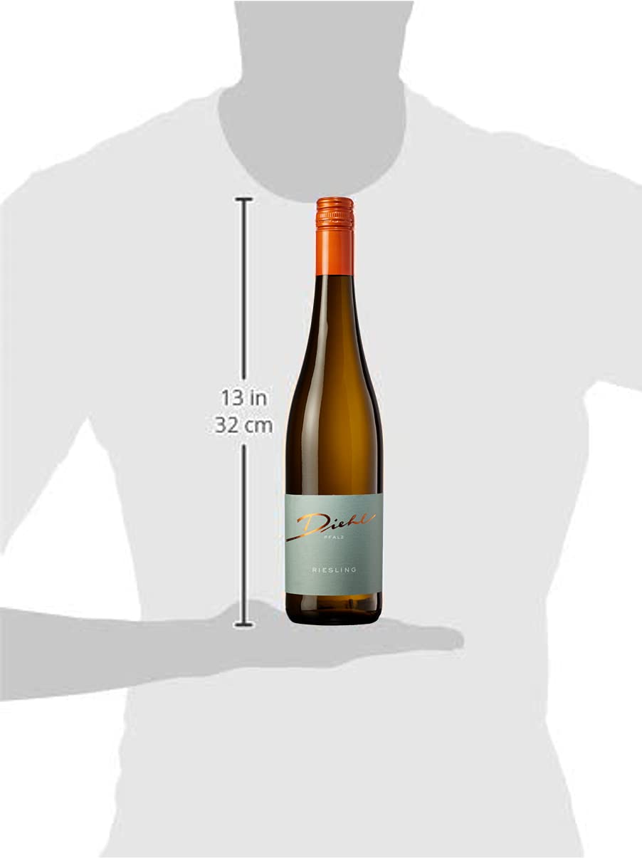Weingut Diehl Riesling – Halbtrockener, milder Weißwein aus der Wein-Region Pfalz (1 x 0,75l) (Packung mit 6)