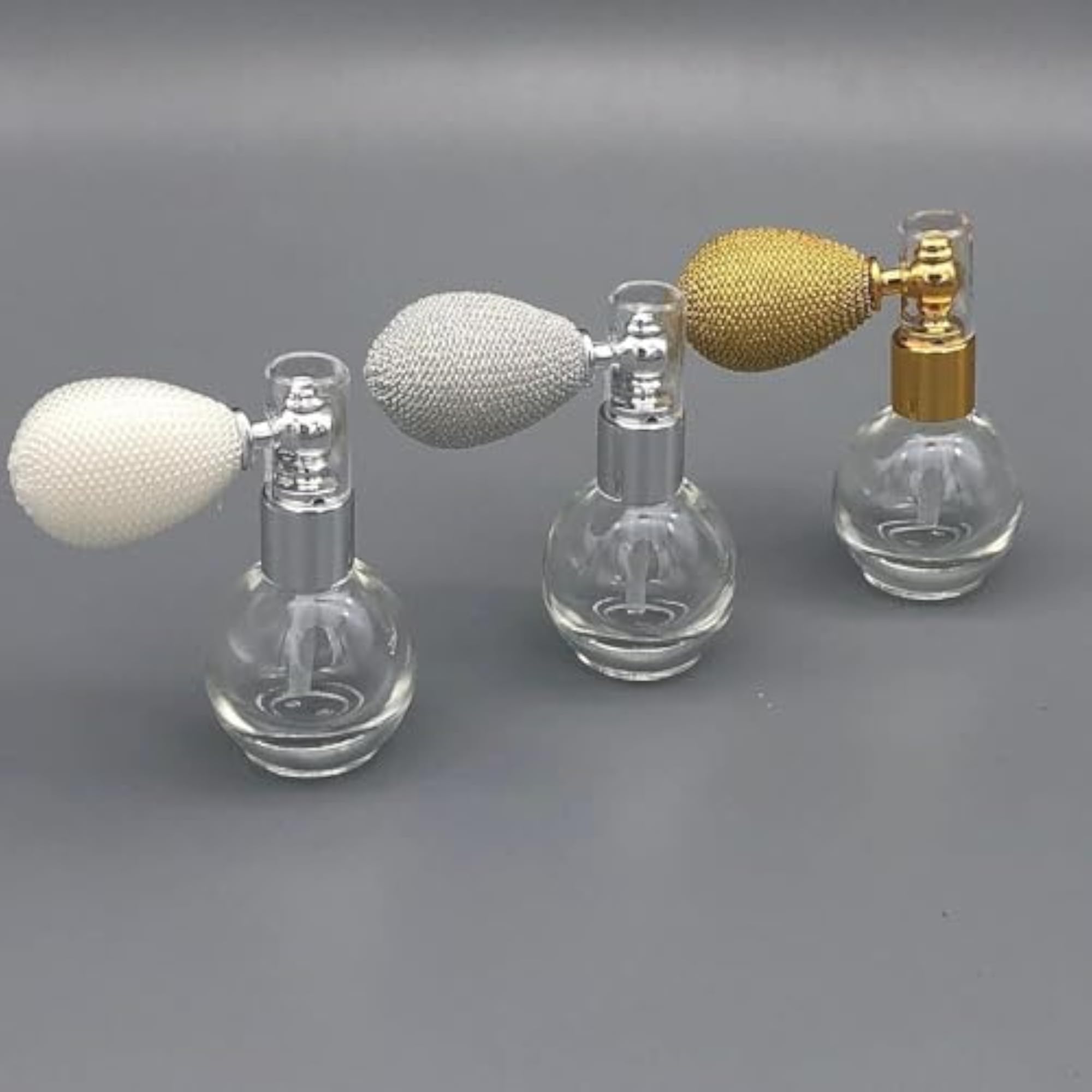 Travel Friendly Silicone & Glass Powder Spray Bottle, Gift Idea