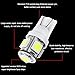 cciyu License Plate Light, T10 W5W Wedge 168 194 LED Bulb for Interior Dome Map lights Courtesy Light 6000K Xenon W hite,6Pack