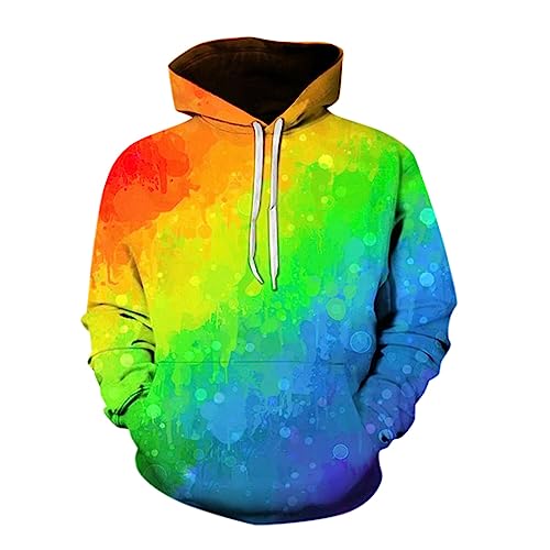 Lgbt Herren-Kapuzenpullover, Regenbogenfarben, Neonfarben, Sweatshirt, Herren, Gay Pride, Month, Hoodie, Herbst, Winter, Pullover, Westen und Hoodies, Sport, lässig, Sweatshirts, Lgbtq Sportswear