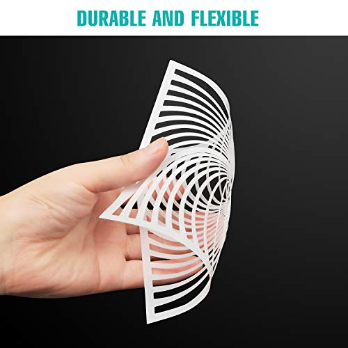 25-Pack Geometric Stencils 6 X 6 Inch Painting Templates For Scrapbooking Cookie Tile Furniture Wall Floor Decor Craft Drawing Tracing Diy Art Supplies #TOP4