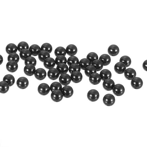 uxcell 3/32 Inch Ceramic Bearing Balls, 100 Pcs Si3N4 Silicon Nitride Ball G10 Precision Balls for Aerospace Automotive Robotics, Black