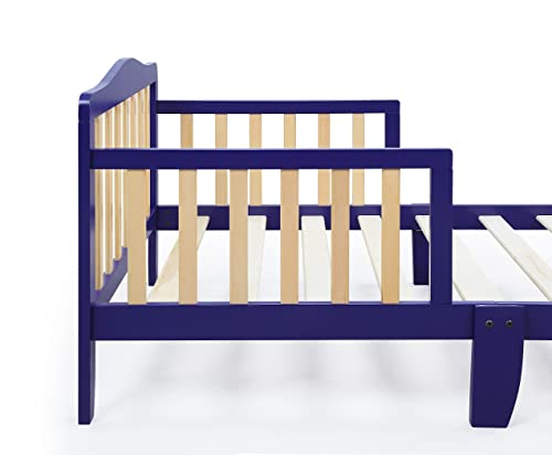 Olive And Opie Twain Toddler Bed In Blue And Natural #TOP3