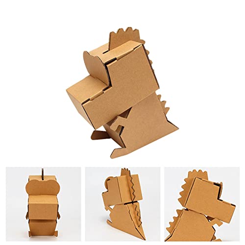 Papelão - Casa para Colorir Papelão | Paper Toys DIY Making, Crisp KT Board, Cultive Concentration,