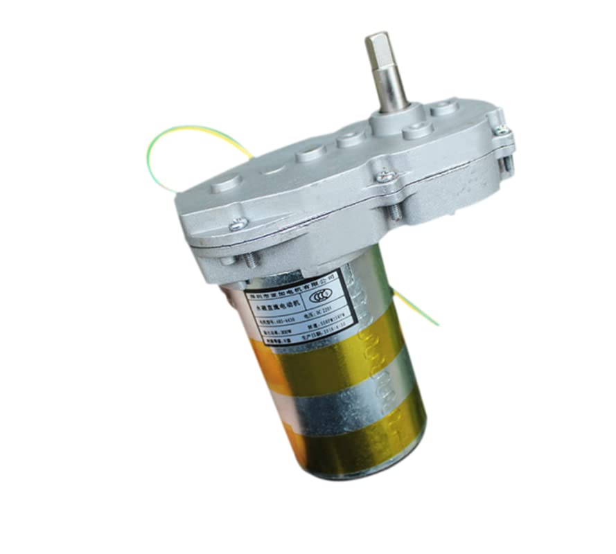 Davitu AC Motor - High-power and High-torque 7-shaped DC Rectifier Gear Motor AC220V Permanent Magnet DC Gear Motor 300W