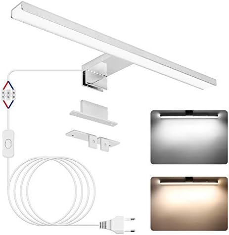 Lampada LED Da Specchio Bagno 40cm Dimmerabile Con Telecomando - IP44 - Foto 6