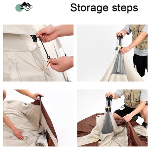 Carpa automática para camping 3-4 personas miniatura 4