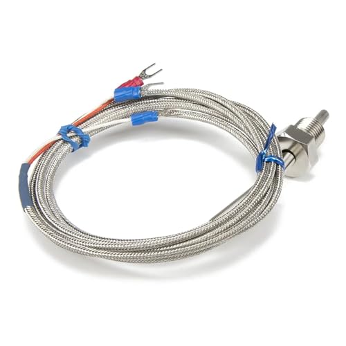 Sensor de temperatura PT100 FTARP09, sonda RTD de 30 mm y cable de 2 metros 3