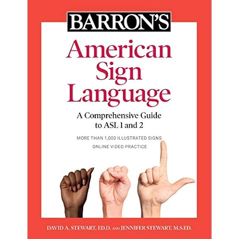 Barron's American Sign Language: A Comprehensive Guide to ASL 1 and 2 Cover