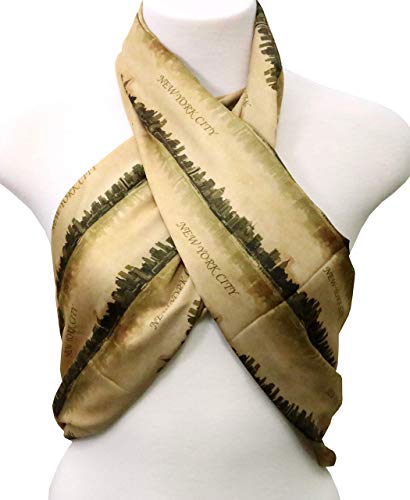 Di Capanni New York City Infinity Scarf Women Nyc Lover Manhattan Skyline Broadway Souvenir #TOP3