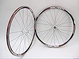 Vuelta XRP Pro SL 700c Road Bike Wheel Set Shimano Campagnolo Sealed Cartridge Bearings (700c, White HUBS)