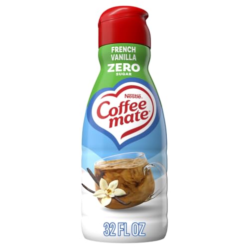 Coffee mate French Vanilla Zero Sugar Coffee Creamer, 32 Fl Oz