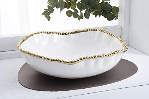 Pampa Bay Golden Salerno Oversized Serving Bowl #TOP3