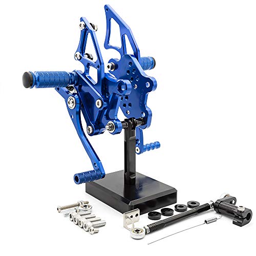 Repose-pieds moto réglable YZF R3 MT03 kit rearsets CNC alu