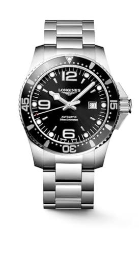 Longines Orologio Hydroconquest Auto Nero 44mm
