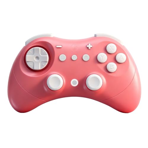 GuliKit Elves 2 Bluetooth Game Controller for Switch/Switch 2 Wake-up,PC & Android, Anti-Drift Hall Effect Joysticks Gamepad,1000Hz Polling Rate, Gyro & Turbo,Protective Cover, Compact for Small Hand by GuliKit - Used condition - US$28.49